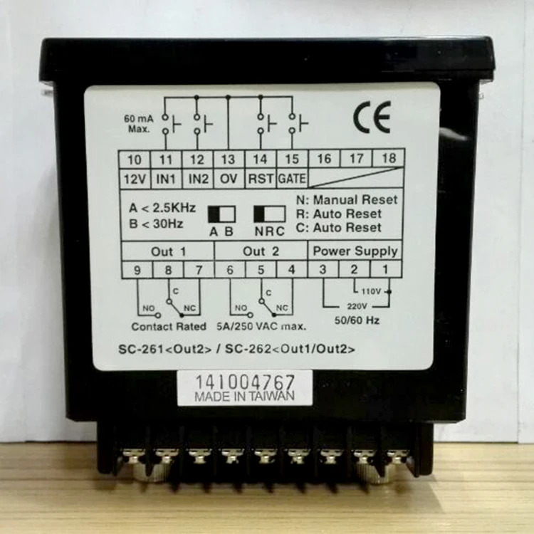 대만 FOTEK 디지털 디스플레이 카운터 스마트 SC-262