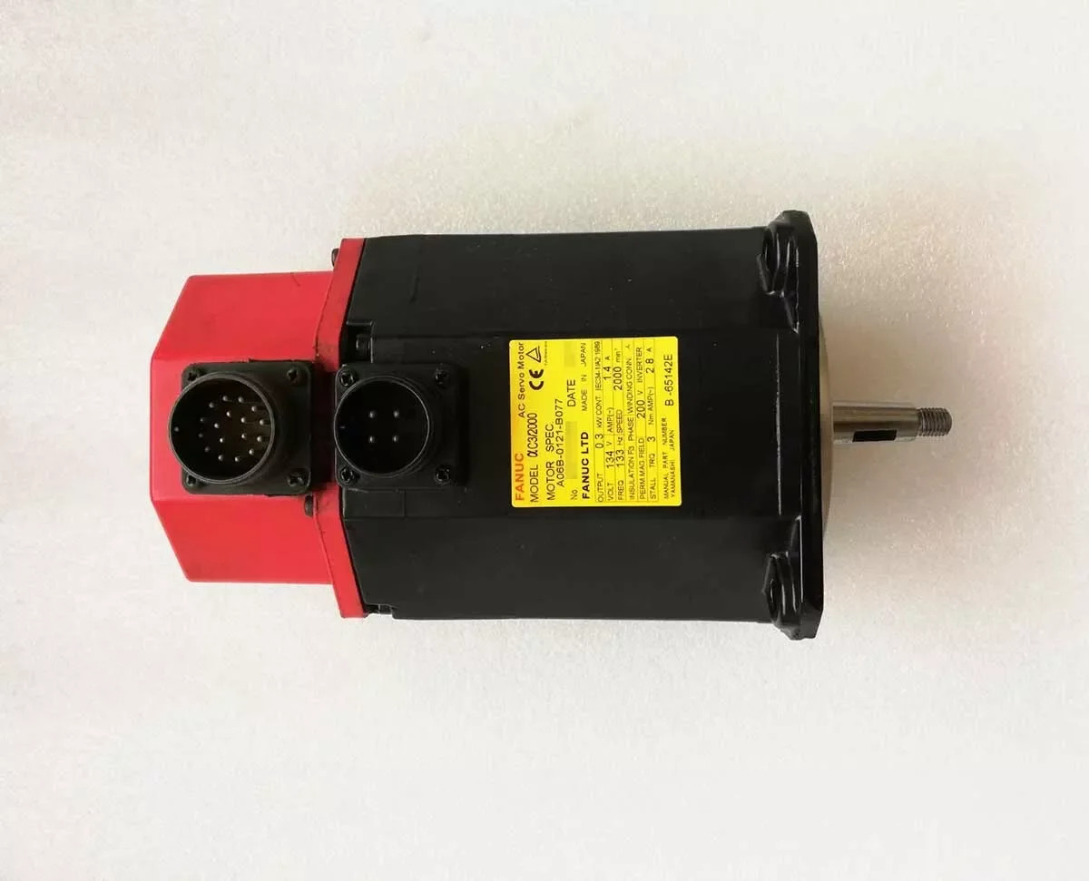 A06B-0121-B077 FANUC AC 서보모터 리퍼 완료 A06B0121B077