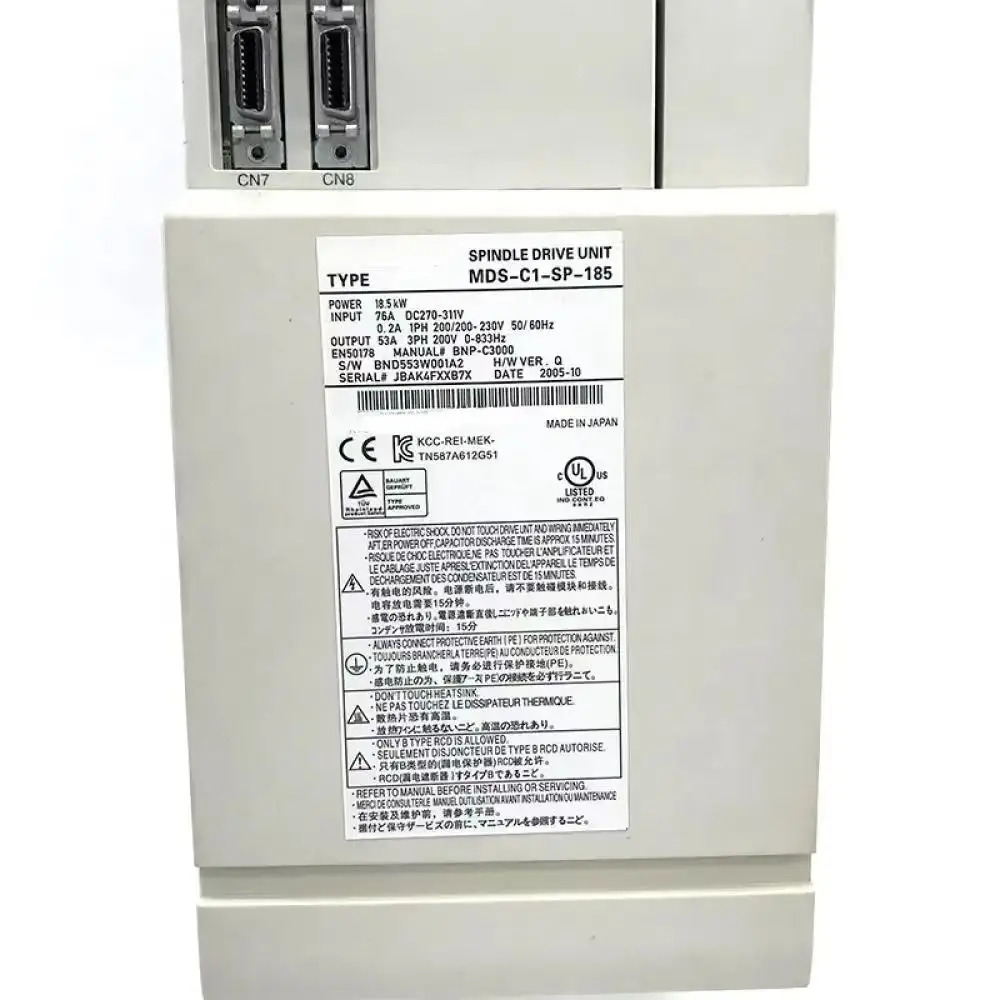 MDS-C1-SP-185 스핀들 드라이브 증폭기 리퍼 완료 MDSC1SP185