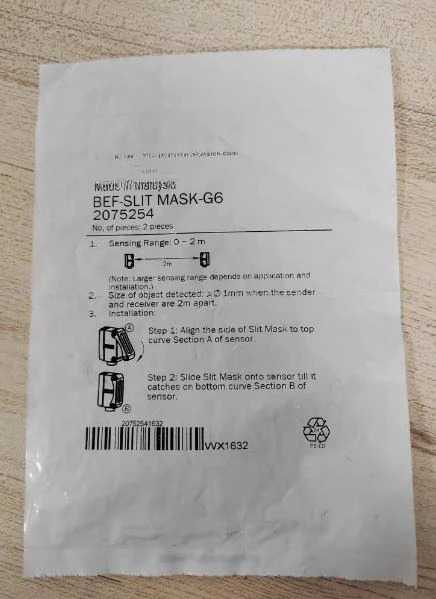 오리지널 BET-SLIT MASK-G6 납품 2075254