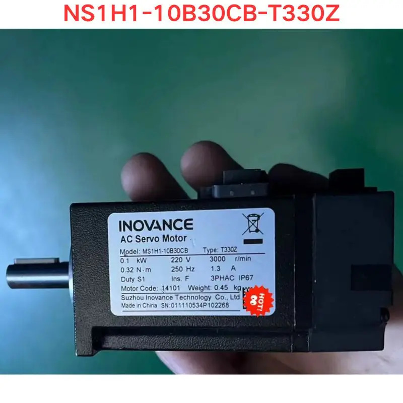 리퍼 Inovance NS1H1-10B30CB-T330Z 모터 0.1KW 기능 OK