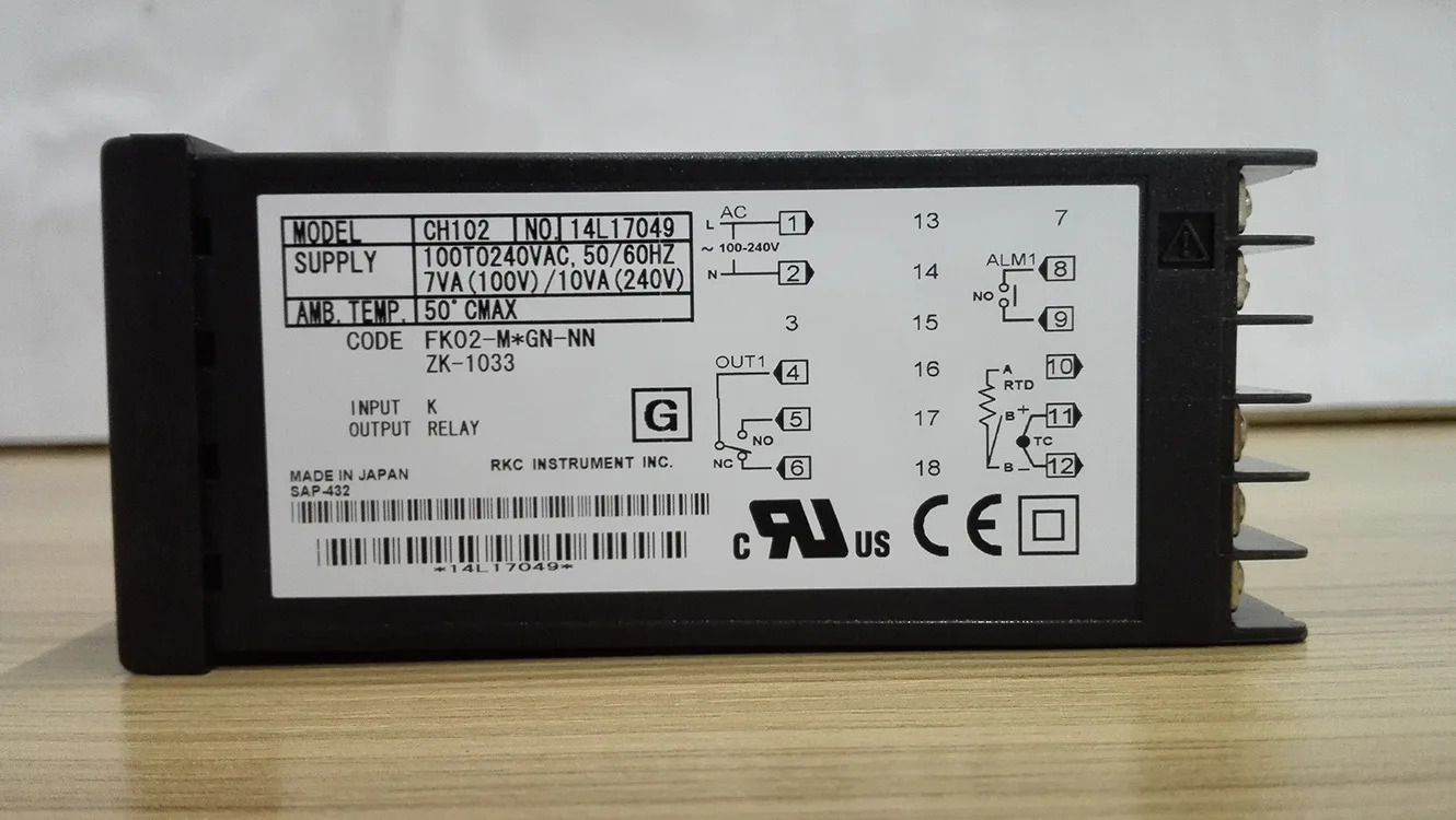 온도조절기 지능형 온도 제어 테이블 CH102FK04-M x AP-NN/A/P