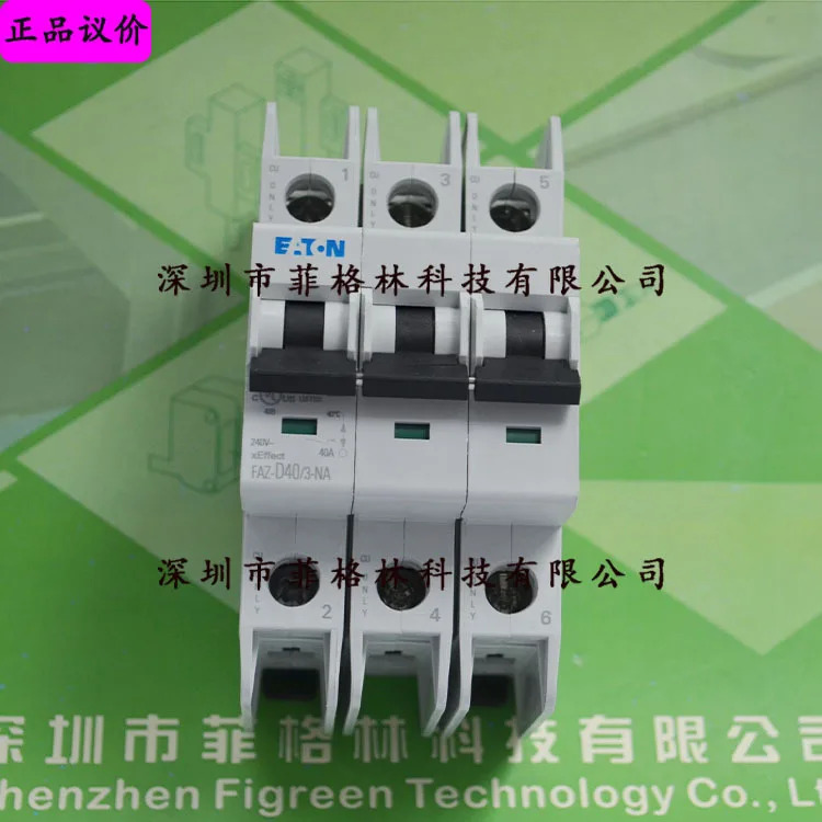 실물 FAZ-D40/3-NA American Eaton ETN/Muller Moeller 소형 회로차단기
