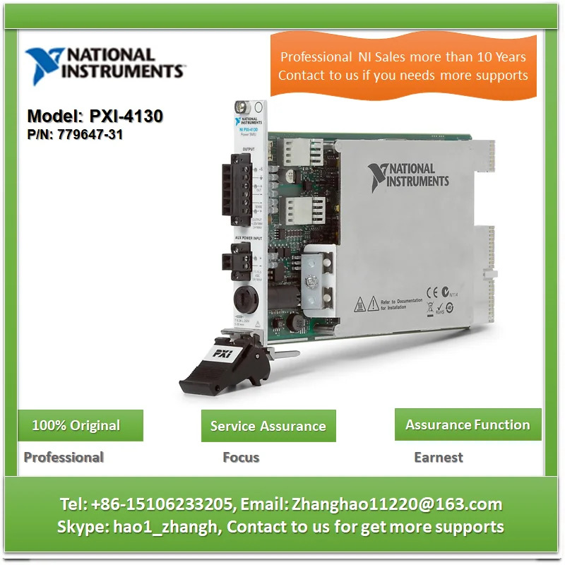 NI PXI-4130 779647 -31 -30 프로그래밍 고전력 측정 장치SMU