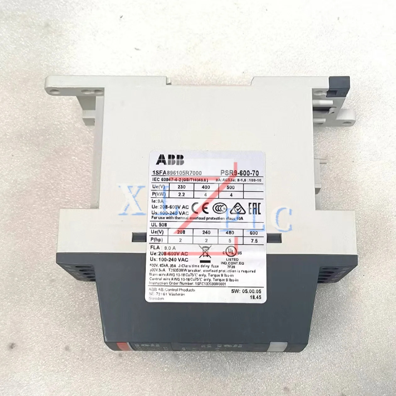 PSR9-600-70 소프트 스타터 원본 PSR37-600-70