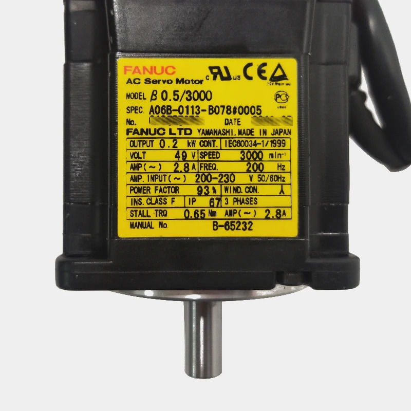 A06B-0113-B078 FANUC AC 서보모터 12개월 A06B 0113 B078