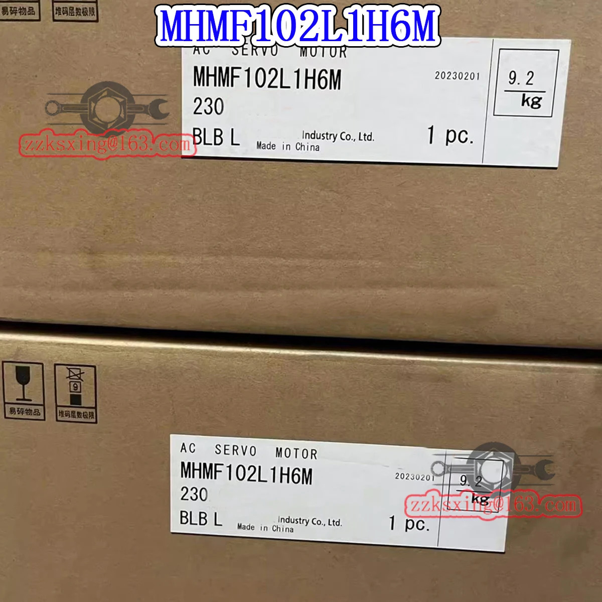 오리지널 AC 서보모터 신 MHMF102L1H6M