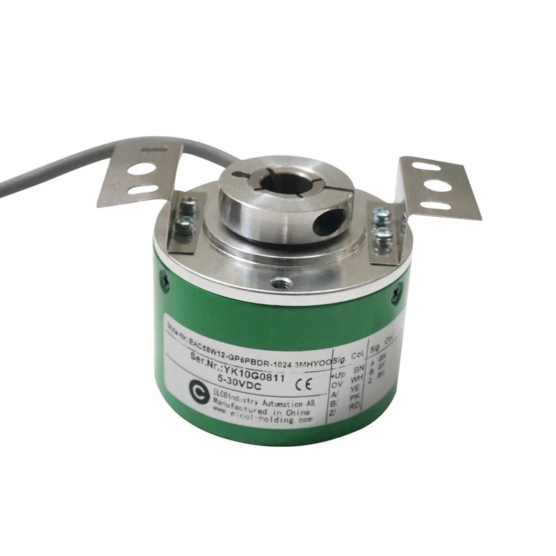 인코더 EC58W12R-P6PR-1024 샤프트 EB58W12R-L6PR-1024ELCO 오리지널