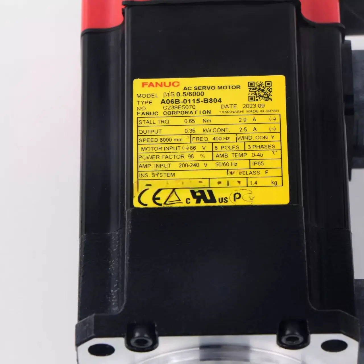 A06B-0115-B804 FANUC AC 서보모터 12개월 A06B 0115 B804