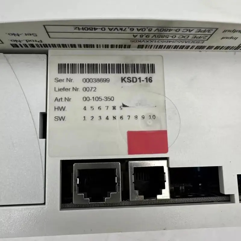 KSD1-16 00-105-350 서보 드라이브 모듈 리퍼 완료 ok 00 105 350