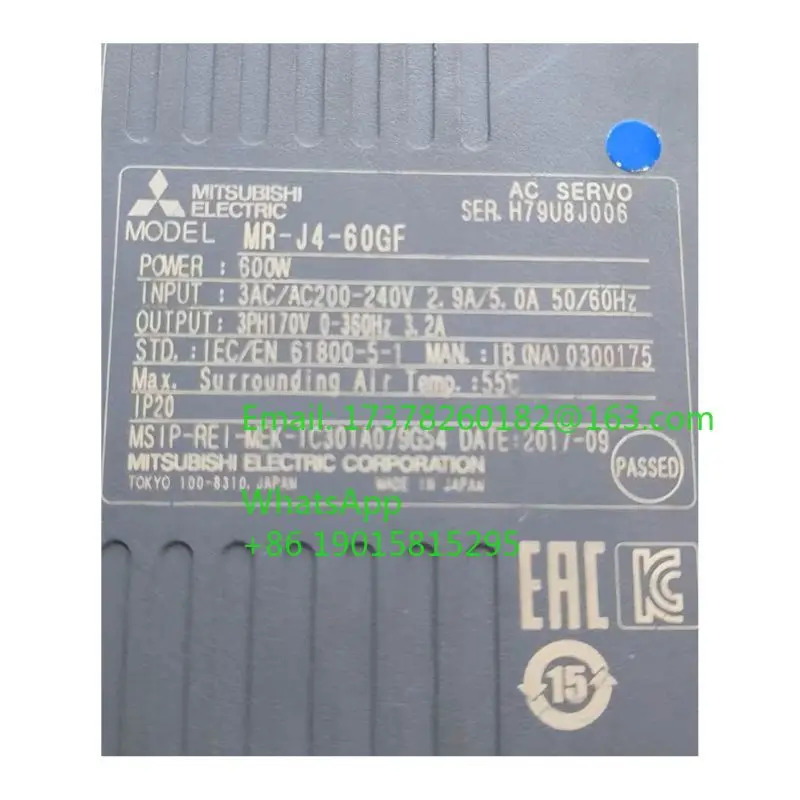 MR-J4-60GF MR J4 60GF 서보 드라이브 리퍼 완료