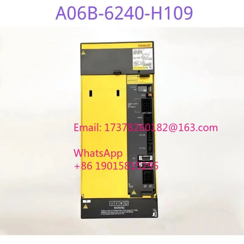 리퍼 FANUC A06B-6240-H109 서보 드라이브 증폭기 모듈 완료
