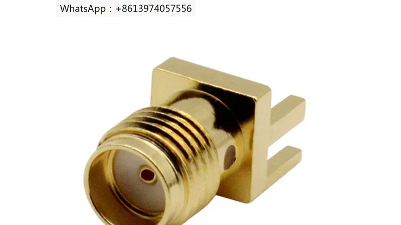 SMA-KE 오프셋 각도 SMA-KHD 소켓 암 베이스 풋 외부 나사 내부 구멍 간격 1.6mm 리퍼 50 개 포장