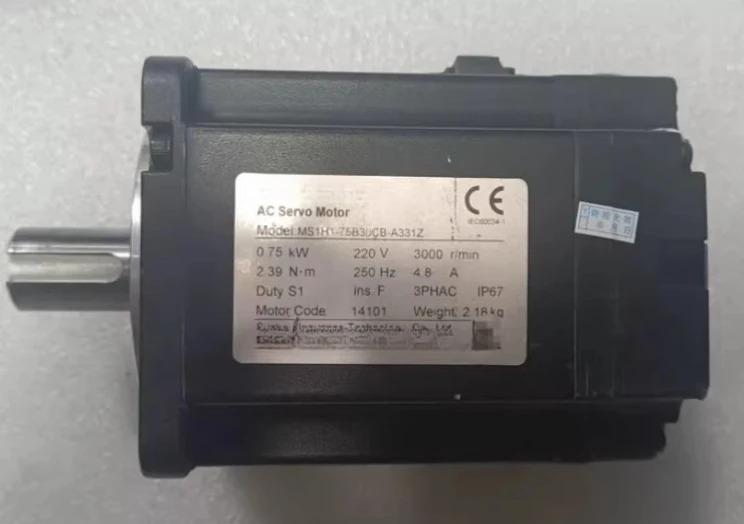 서보모터 MS1H1-75B30CB-A331Z 서보 드라이브 세트 기능적으로 무결함 리퍼 완료