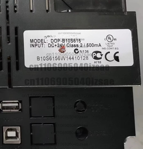 터치 스크린 DOP-B10S615 DC24V 2/500mA 완전 작동 리퍼 완료