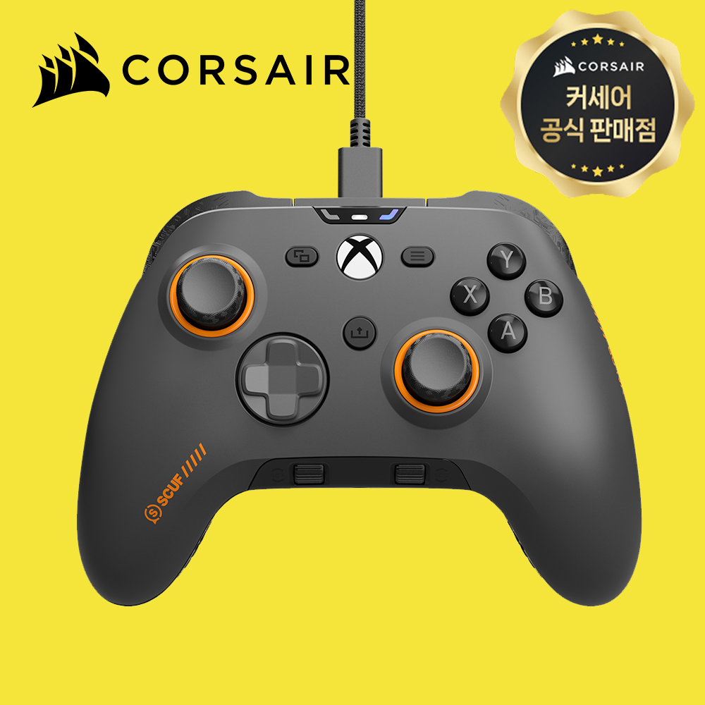 [국내정발] 커세어 스커프 벨러 TMR XBOX 엑박 PC 게임패드 스틸그레이 - 상품 이미지
