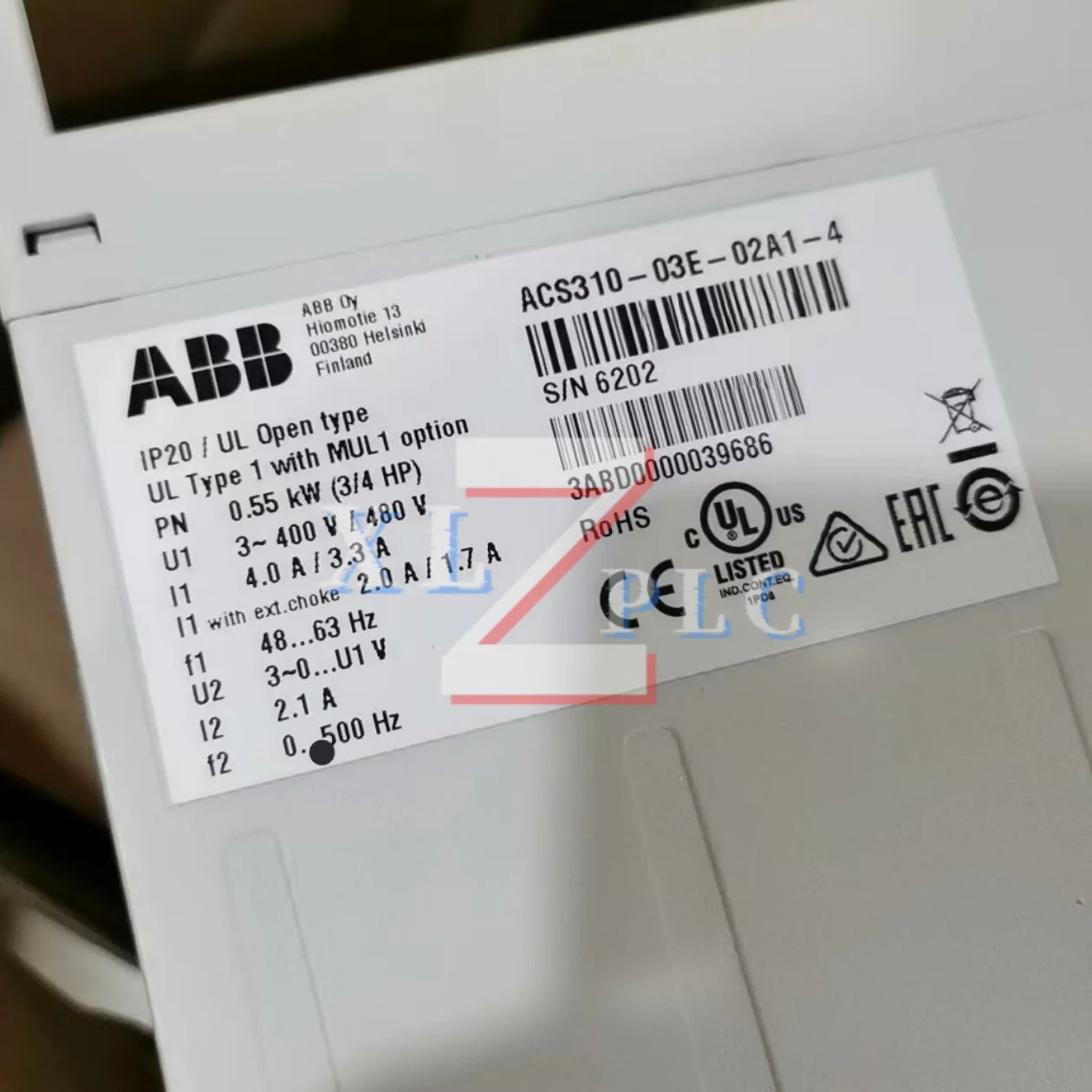 주파수 변환기 ACS310-03E-01A3-4 ACS310-03E-02A1-4 신규