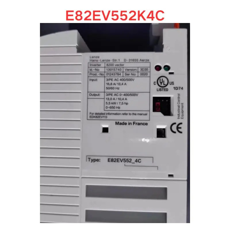 오리지널 E82EV552K4C 주파수 변환기