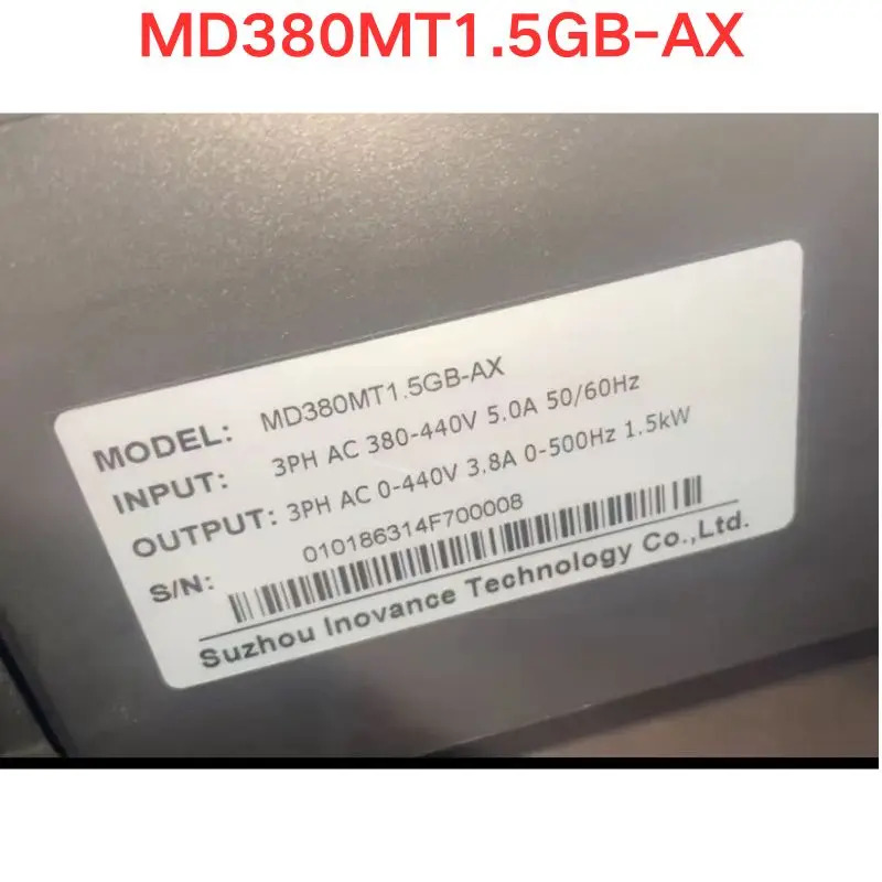 리퍼 Inovance MD380MT1.5GB-AX 주파수 변환기 1.5KW 기능 OK