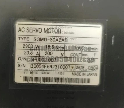 서보모터 SGM호환G-30A2AB 220V 2900W 리퍼 완료