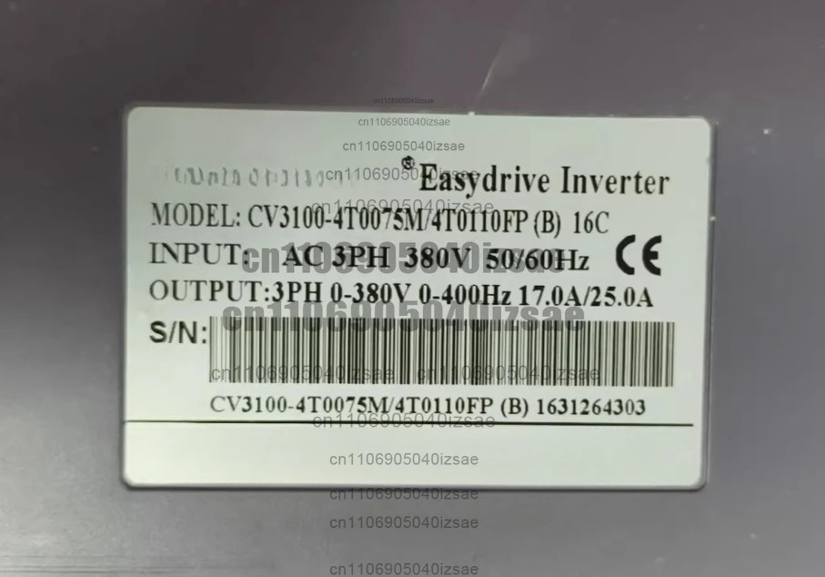 주파수 변환기 CV3100-4T0075M/4T0011FPB 10C 7.5KW 380V 리퍼 완료 OK