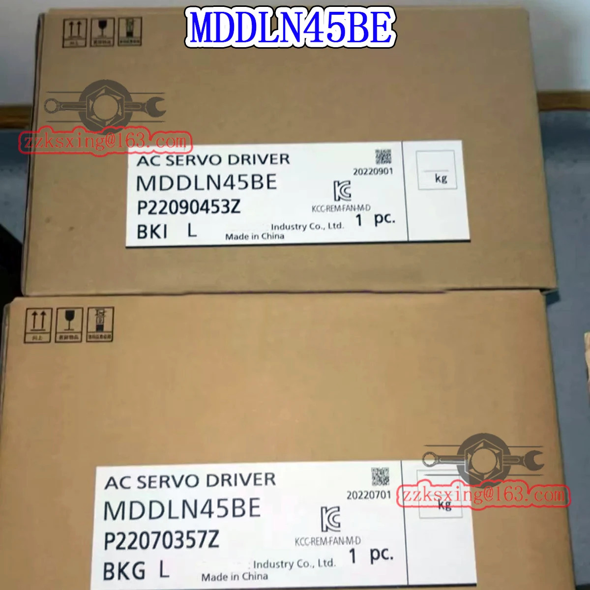 오리지널 AC 서보 드라이버 MDDLN45BE 신