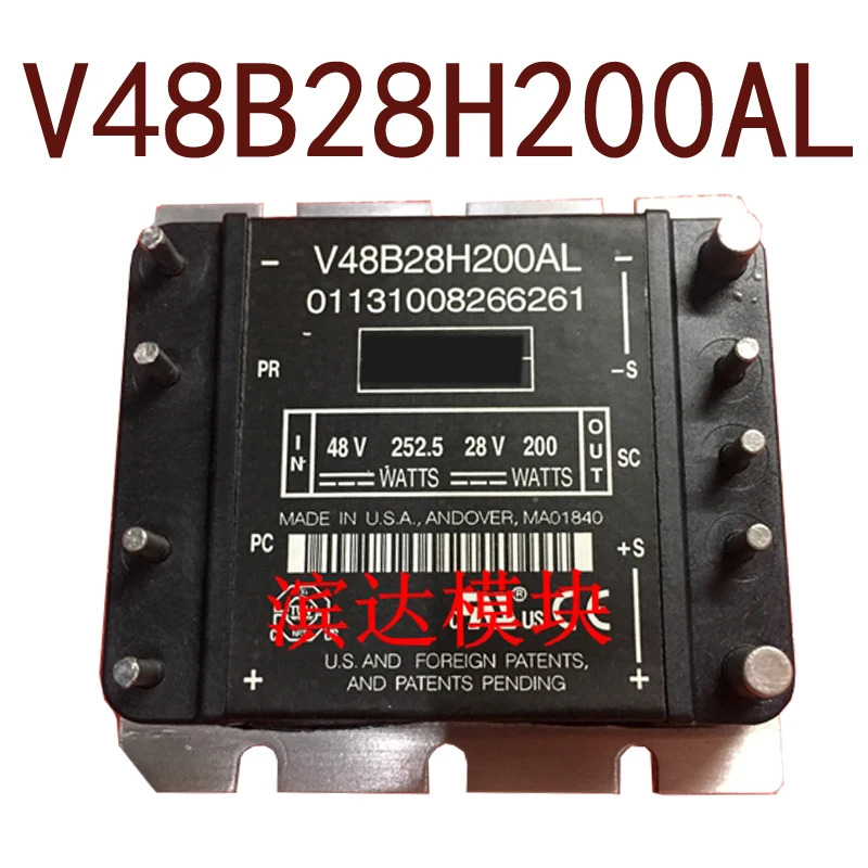V48B28H200AL V48B28C200AL V48B28B200BL DC 48V-28V 200W7.14A