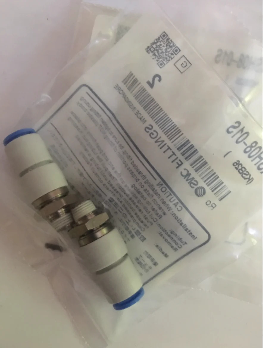 SMC 공압 피팅 KSH08-01S 2 개