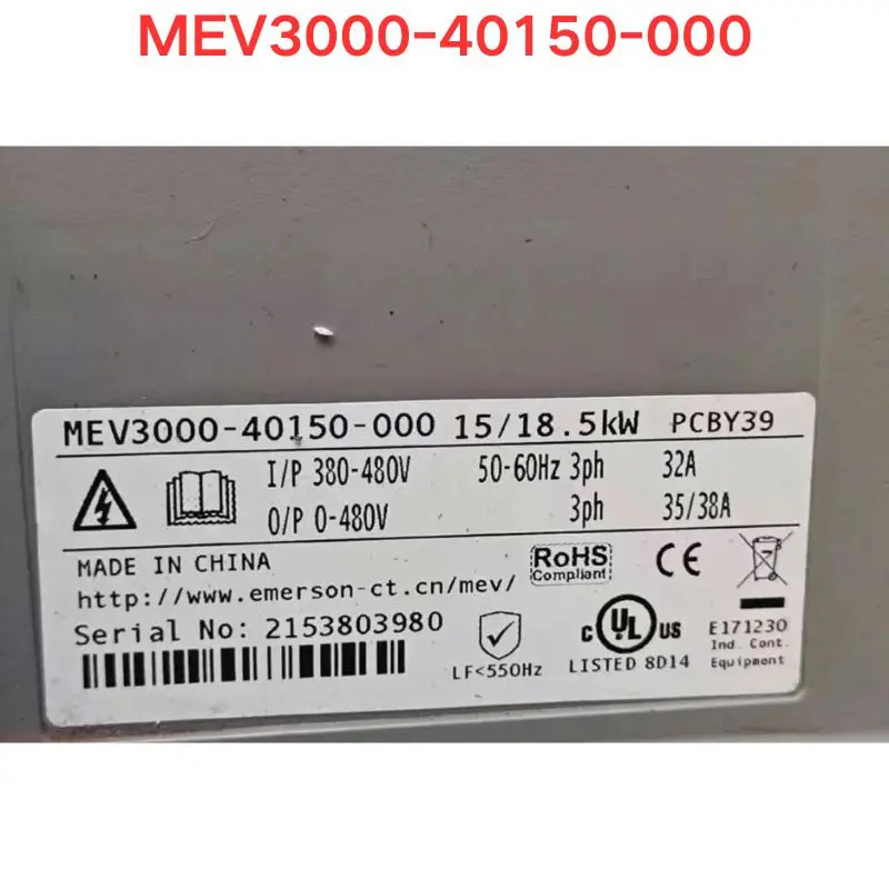 리퍼 MEV3000-40150-000 주파수 변환기 18.5-15KW 기능 OK