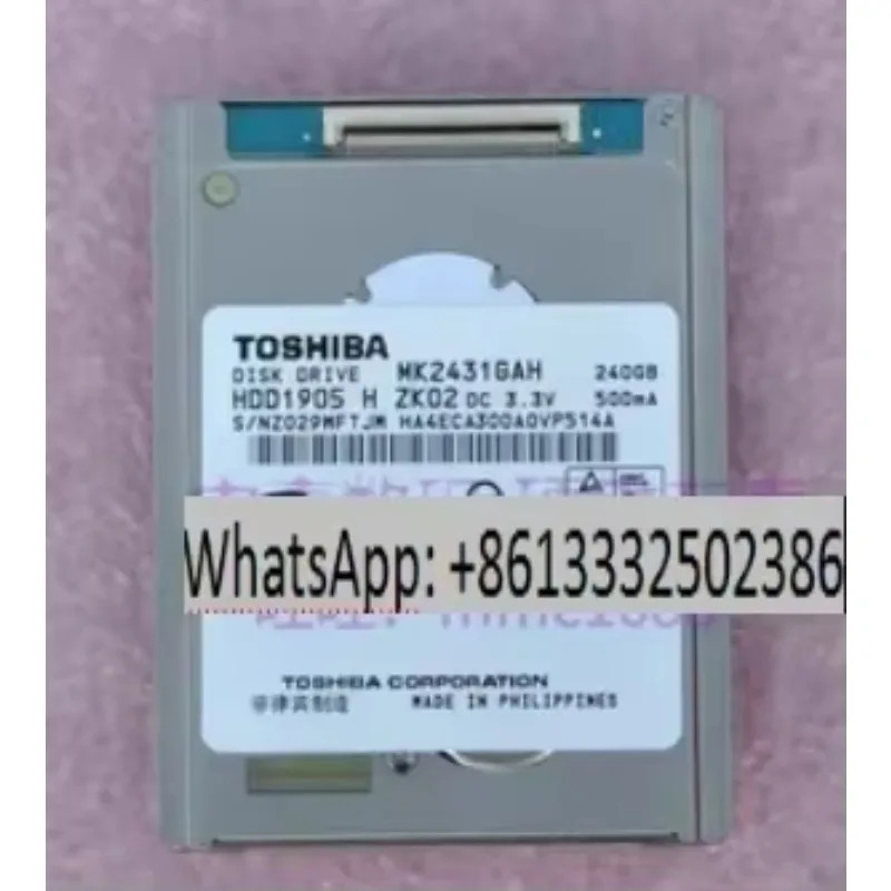 MK2431GAH HDD1905 240G CE 1.8인치 노트북 카메라 HDD 95% 새