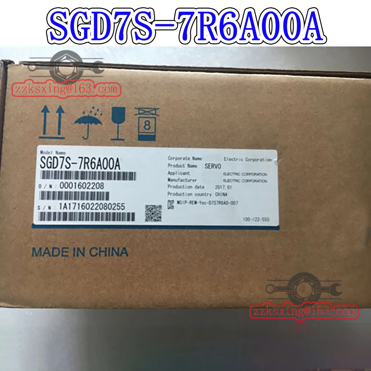오리지널 AC 서보 드라이버 신 SGD7S-7R6A00A