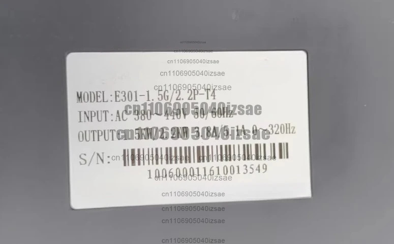 1.5KW 주파수 변환기 E301-1.5G/2.2P-T4 1.5KW/2.2KW 380V 리퍼 완료 OK