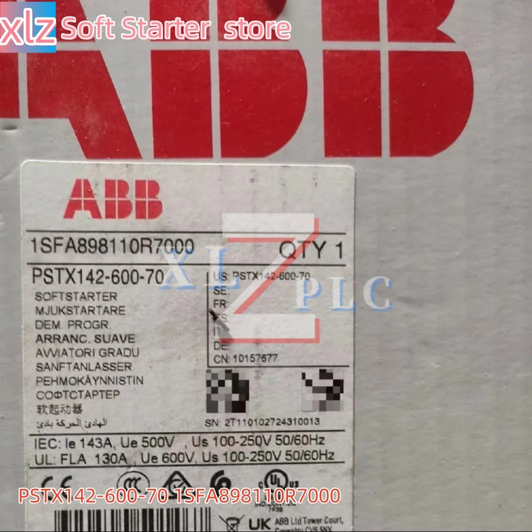 오리지널 PSTX 시리즈 모터 소프트 스타터 PSTX142-600-70 1SFA898110R7000 좋은