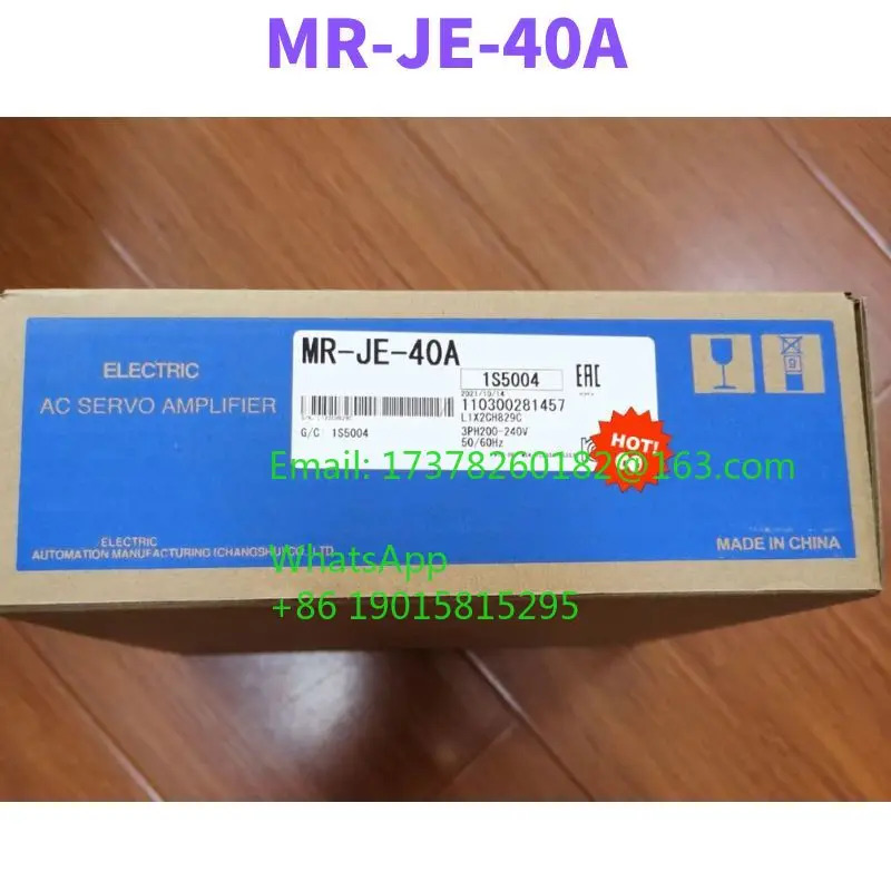 MR-JE-40A 오리지널 서보 드라이브 12개월
