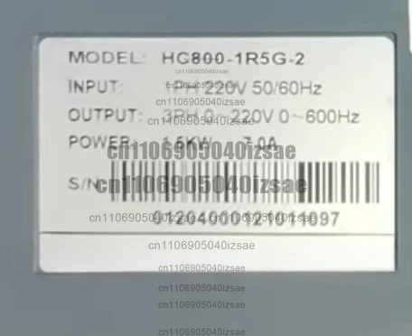 주파수 변환기 HC800-1R5G-2 220V 리퍼 완료
