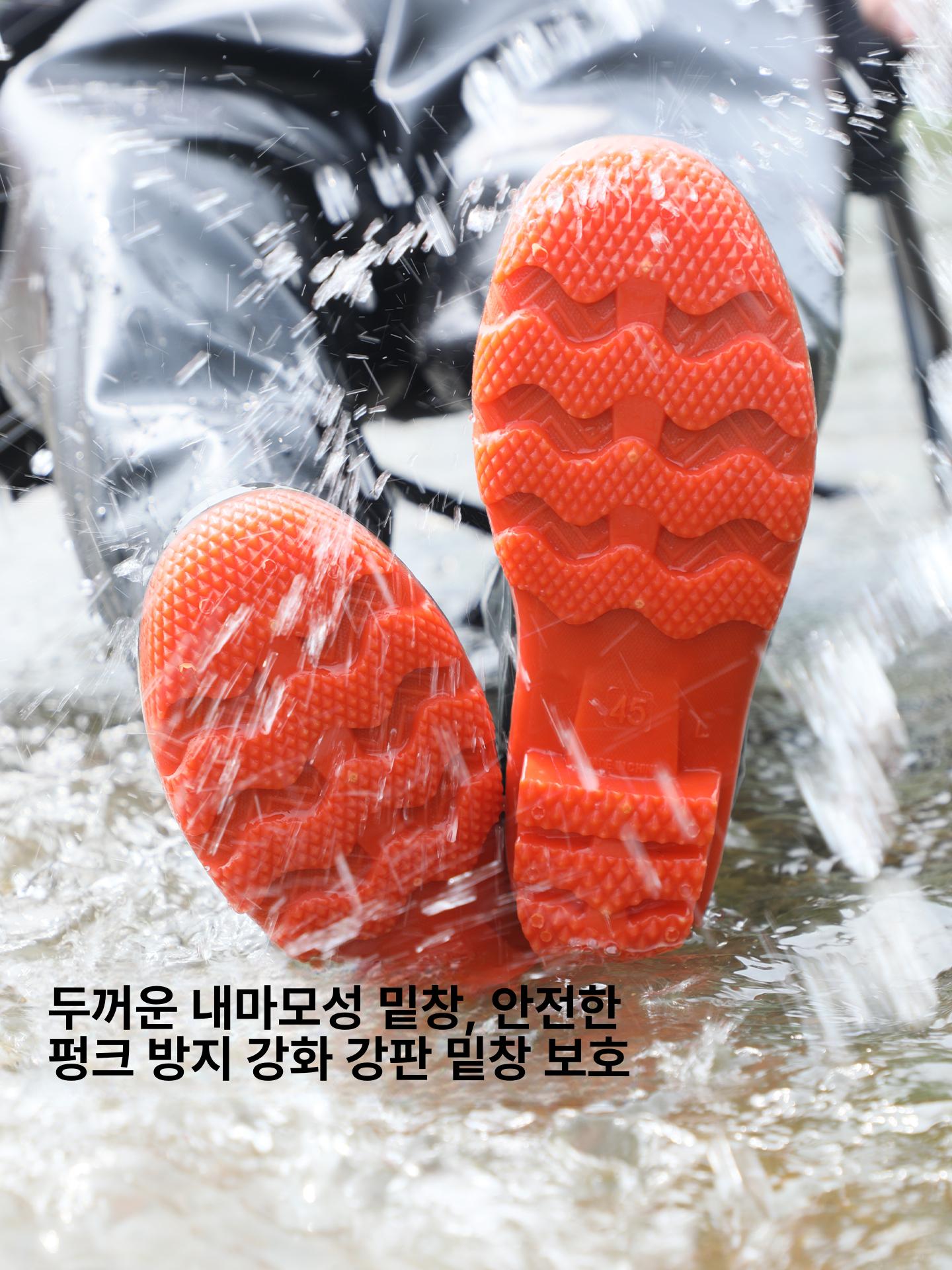 갯벌옷 해루질 체험 바지 전신 가슴장화 바지 일체형 - 상세 이미지 4
