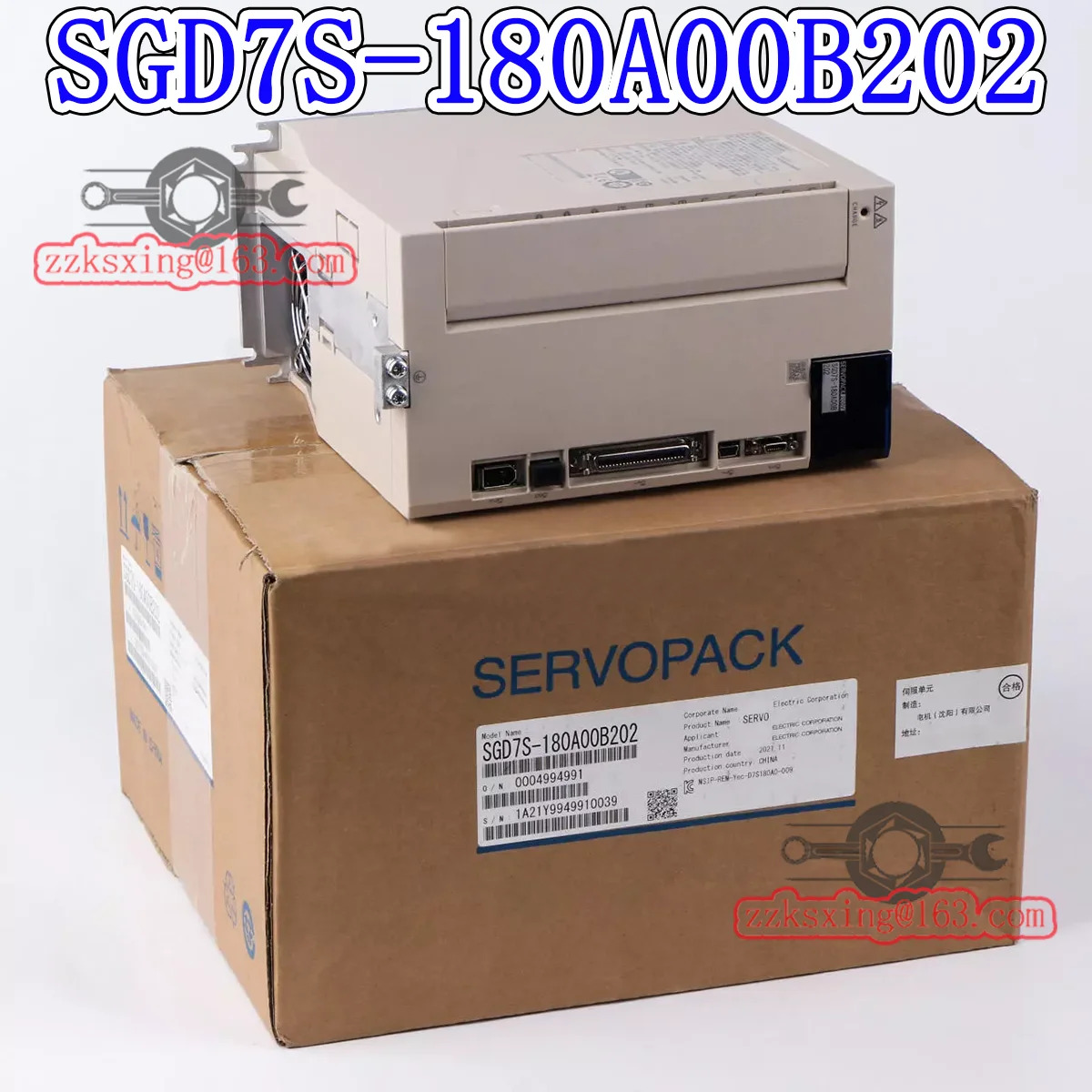 SGD7S-180A00B202 오리지널 AC 서보 드라이버