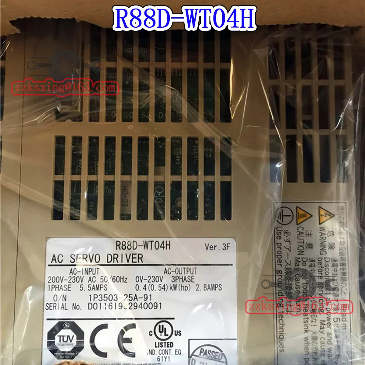 오리지널 AC 서보 드라이버 신 R88D-WT04H