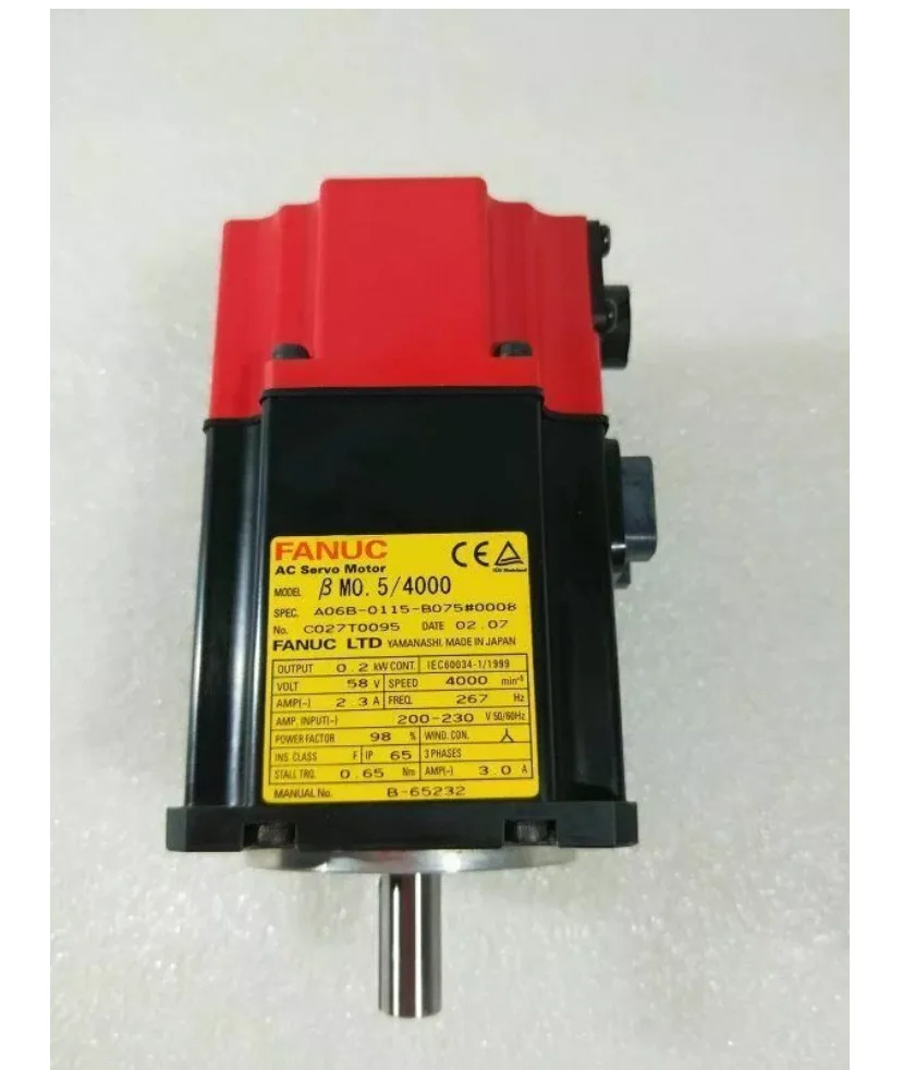 A06B-0115-B075 FANUC AC 서보모터 리퍼 완료 A06B 0115 B075