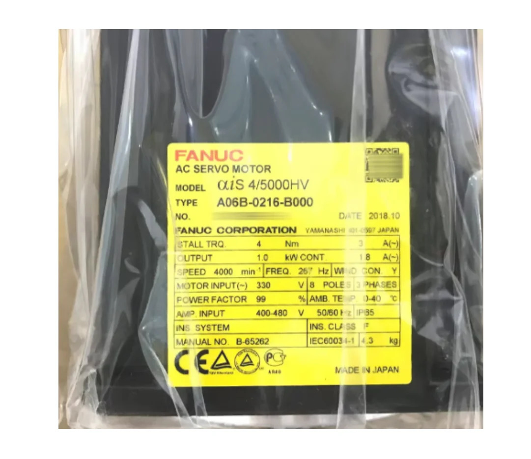 A06B-0216-B000 CNC 기계Fanuc AC 서보모터 리퍼 완료 A06B 0216 B000
