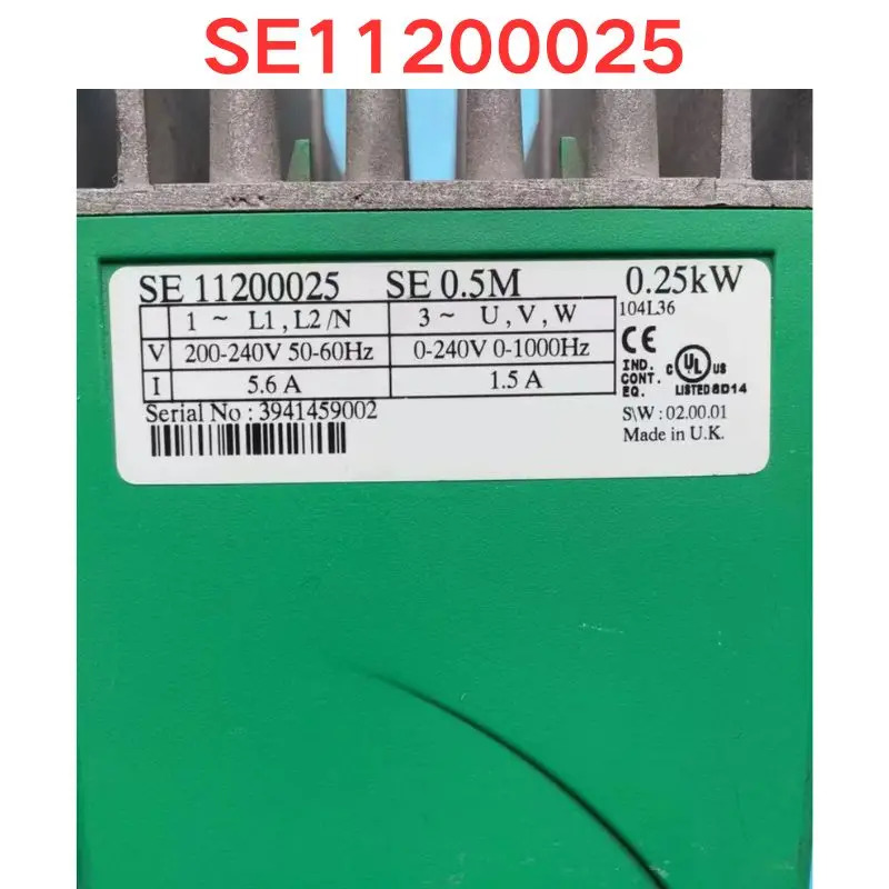 리퍼 SE 11200025 CT 주파수 변환기 0.25KW 기능 OK
