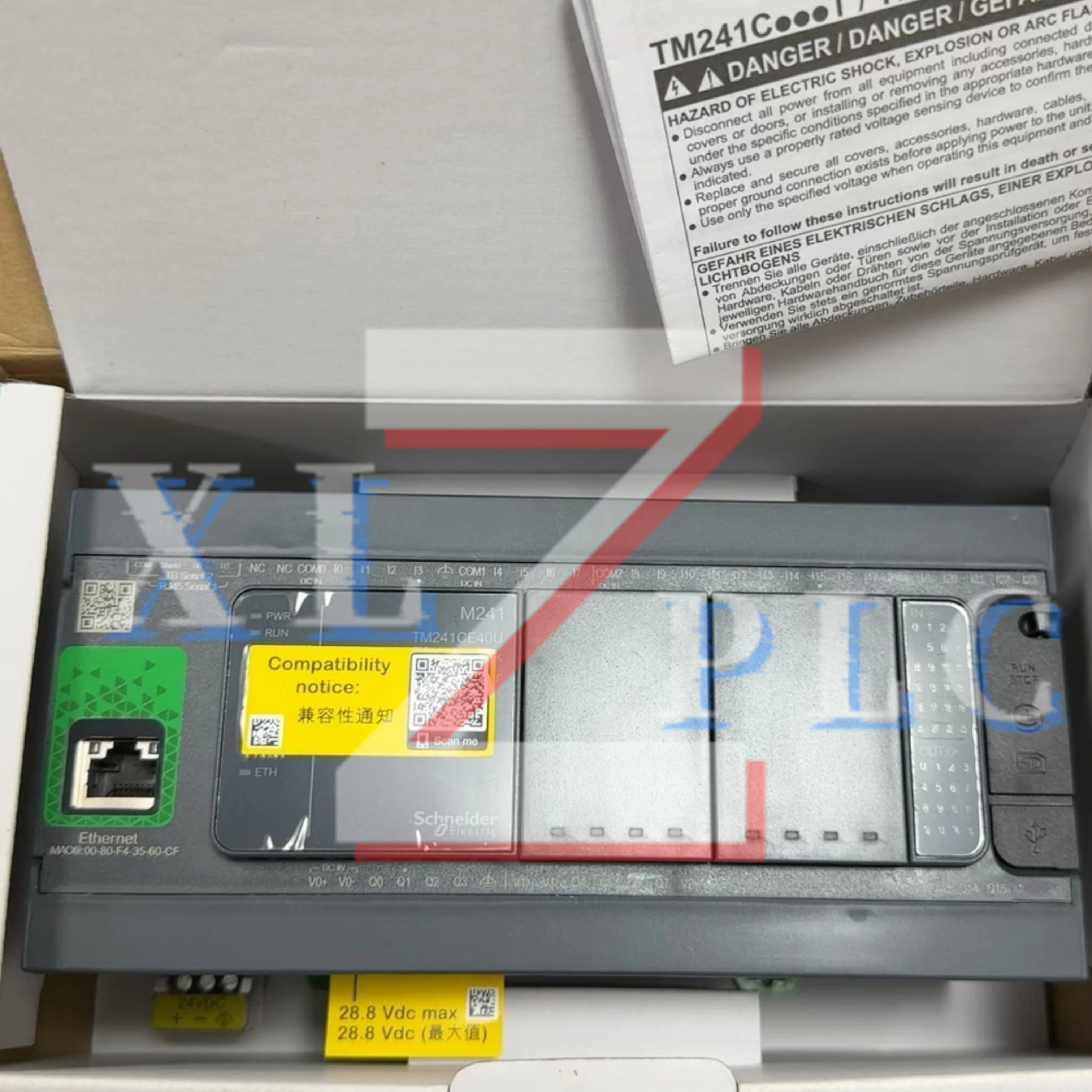 오리지널 PLC 컨트롤러 TM241CE24U TM241CE40R TM241CE40T TM241CE40U TM24124R TM24124T TM24124U