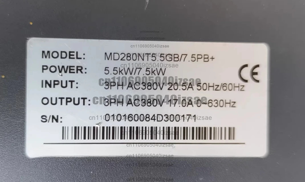 주파수 변환기 MD280NT5.5GB/7.5PB 5.5KW/7.5KW 380V 리퍼 완료