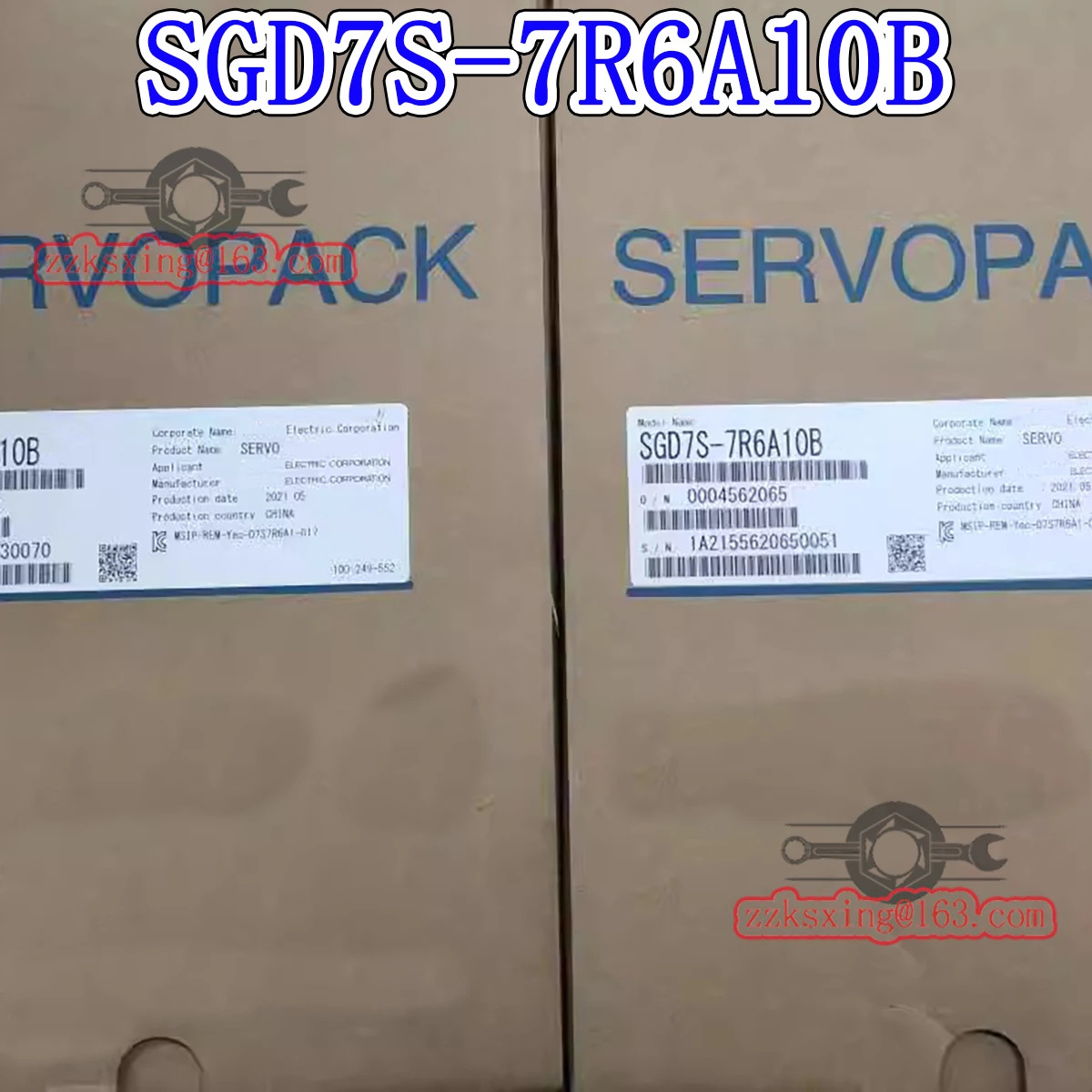 오리지널 AC 서보 드라이버 신 SGD7S-7R6A10B