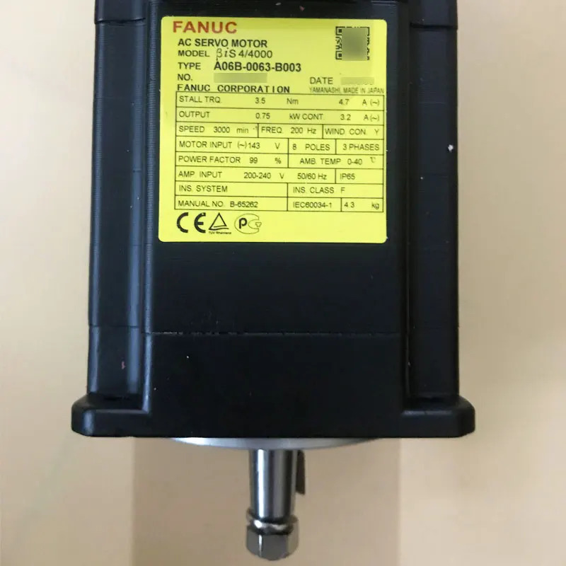 A06B-0063-B003 FANUC AC 서보모터 리퍼 완료 A06B 0063 B003