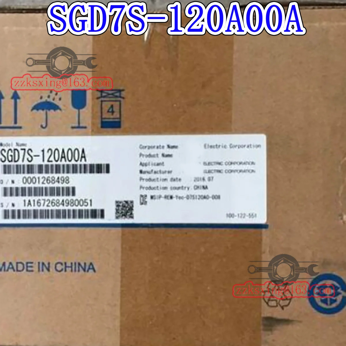 SGD7S-120A00A 오리지널 AC 서보 드라이버