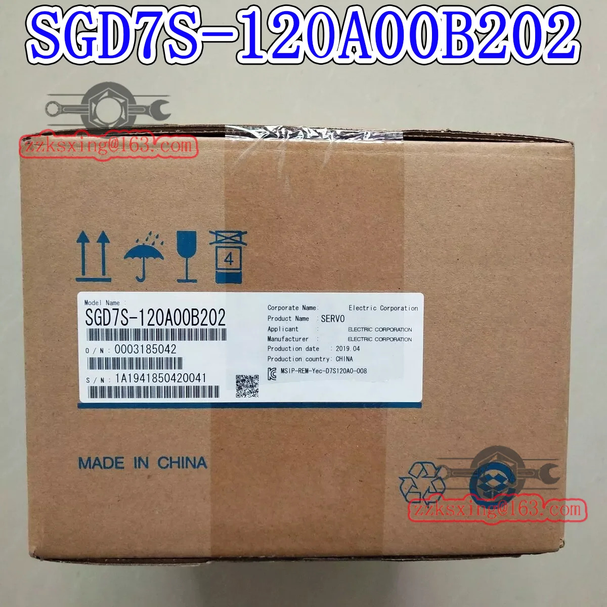 SGD7S-120A00B202 오리지널 AC 서보 드라이버
