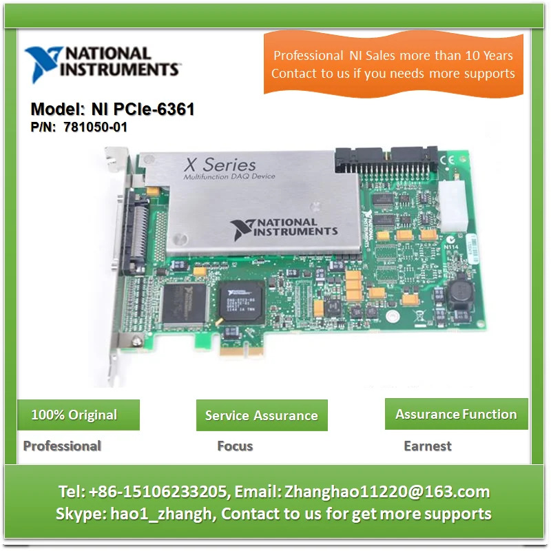 NI PCIe-6361 781050 -01 X 시리즈 데이터 수집 카드