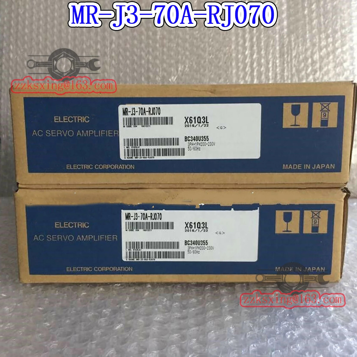 AC 서보 드라이버 오리지널 인박스 신 MR-J3-70A-RJ070