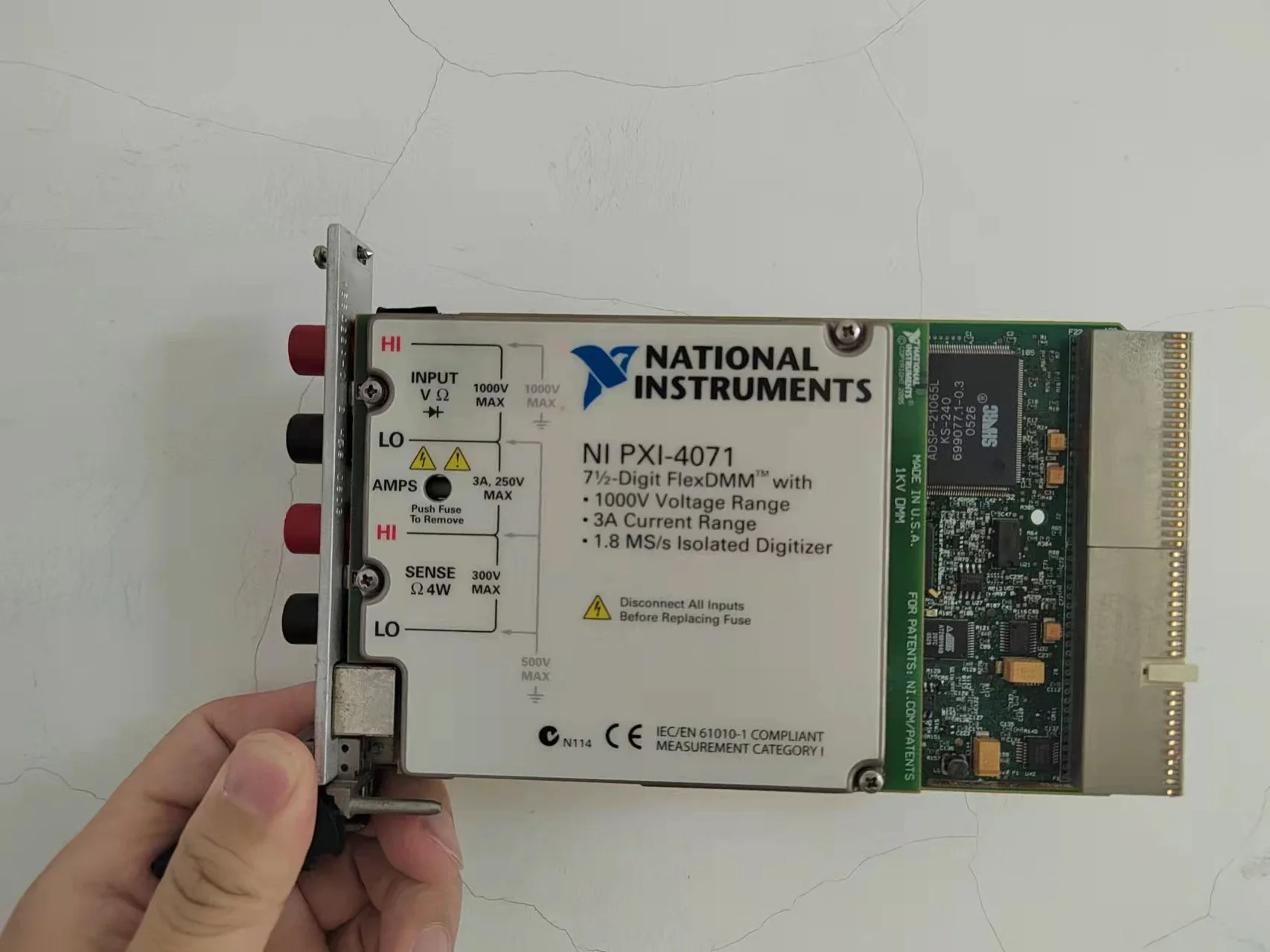 멀티 미터 캡처 카드 NI PXI-4071 고정밀98% 신 안심 구매